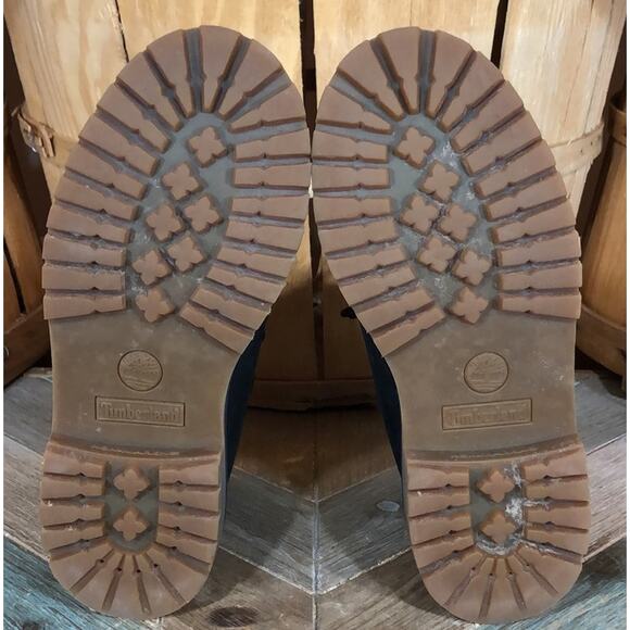 Timberland x Champion 6-Inch Premium Black Leather Waterproof Boots Women Size 6 - Picture 12 of 14